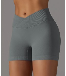 Шорти безшовні з V-подібним поясом SHORTS PUSH-UP Double model 46 (Grafite)